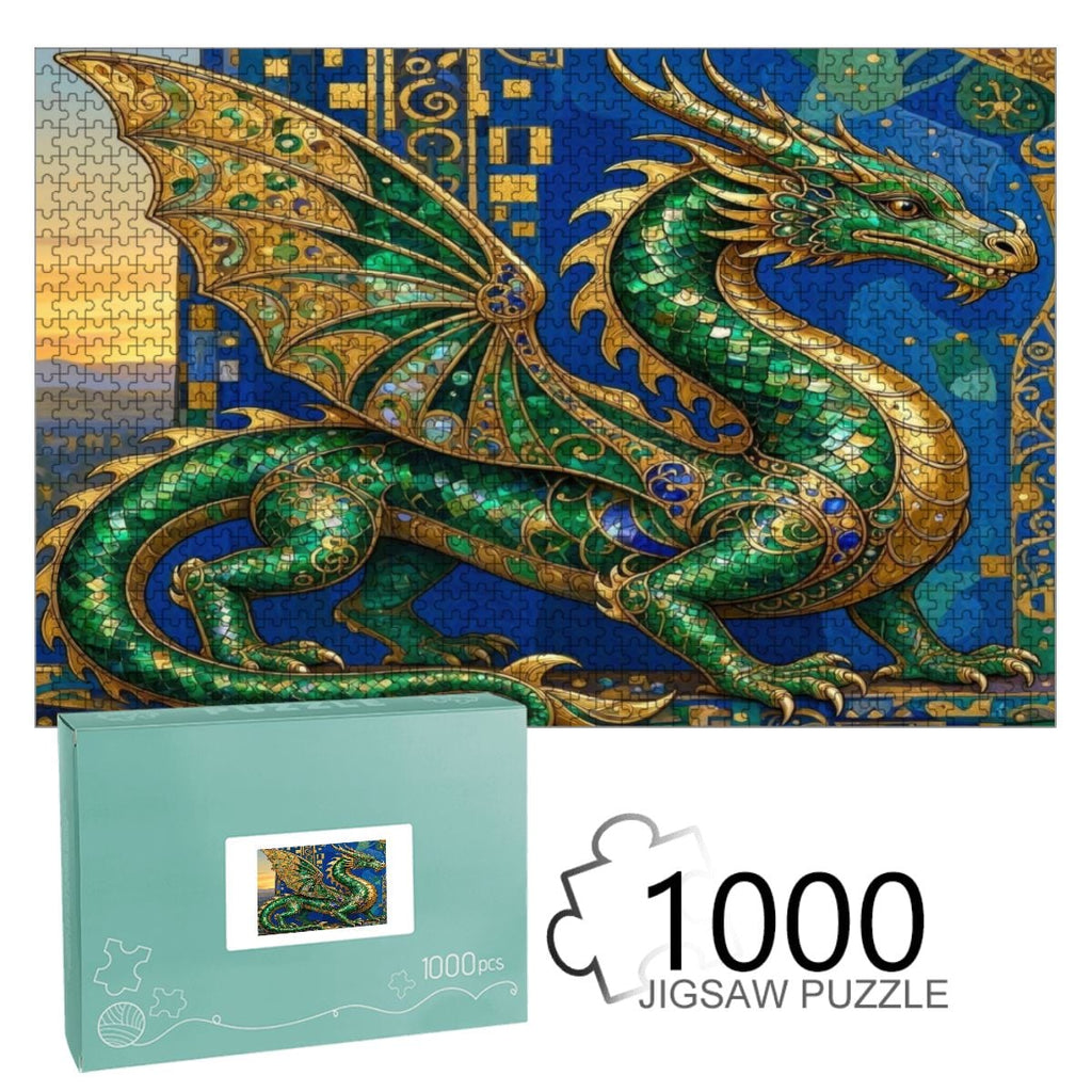 Dragon Art Wooden Jigsaw Puzzle — 1000 Pieces | Multiple Designs