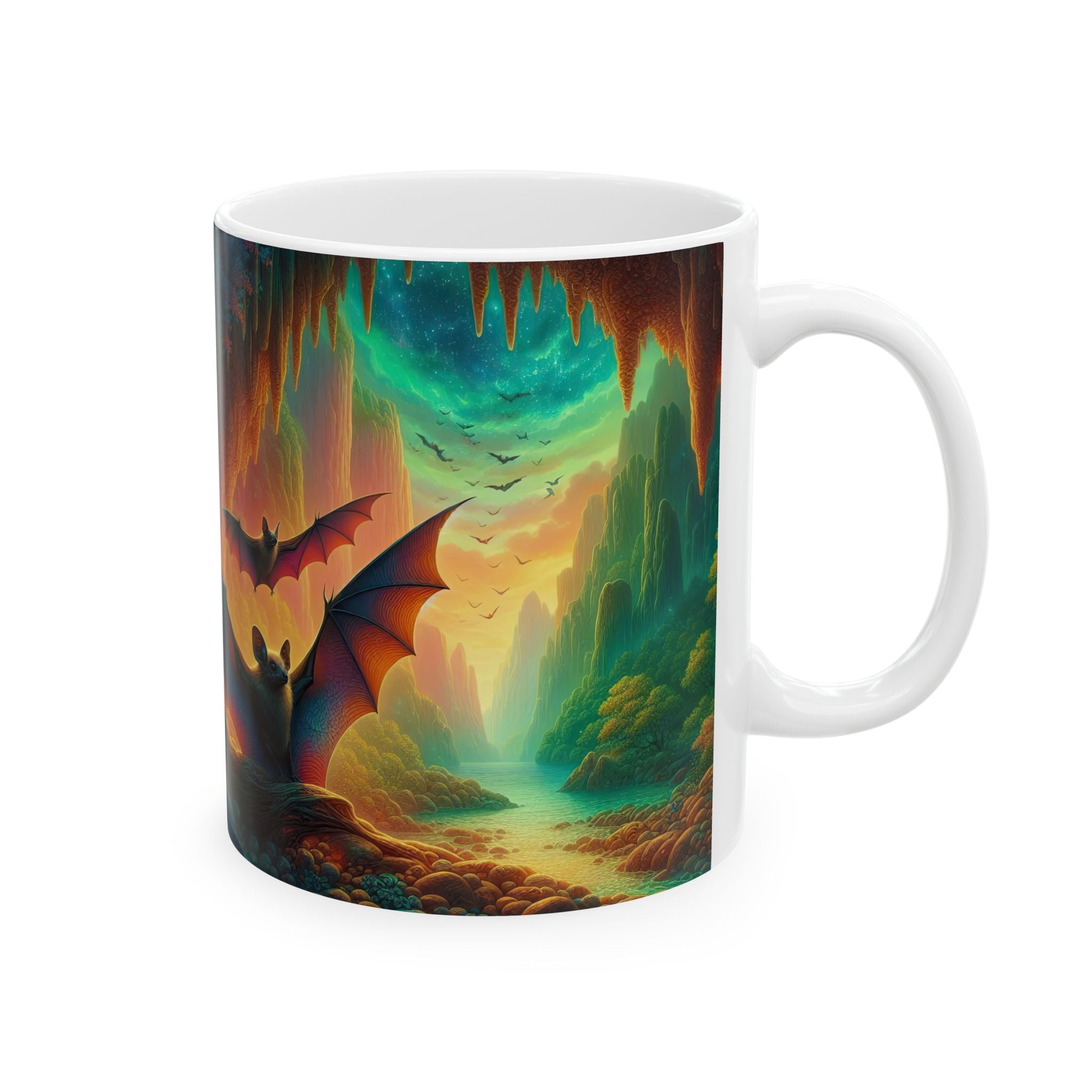 Bat Paradise Ceramic Mug – 11oz & 15oz