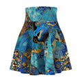 Teal Dragon Skater Skirt | Fantasy Wearable Art