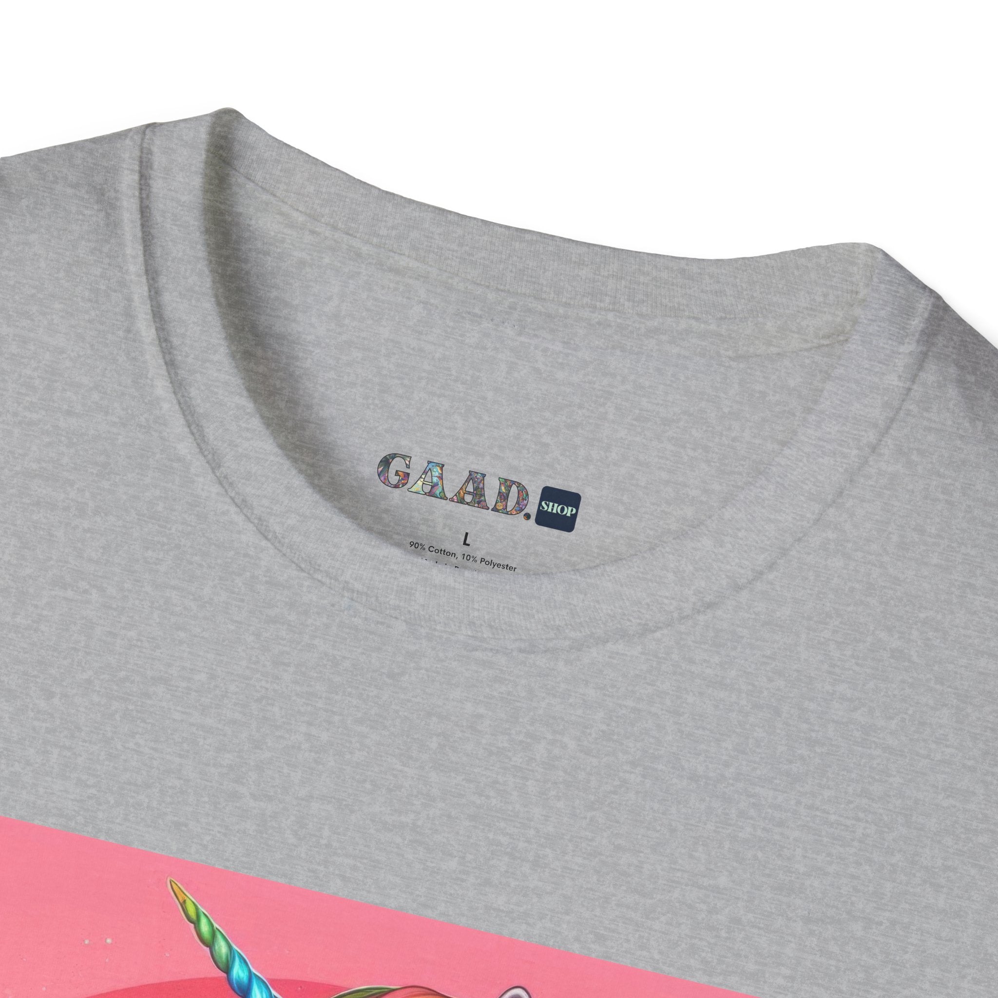 Fabulous Unicorn T-Shirt — Rainbow Muscle Unicorn Graphic Tee