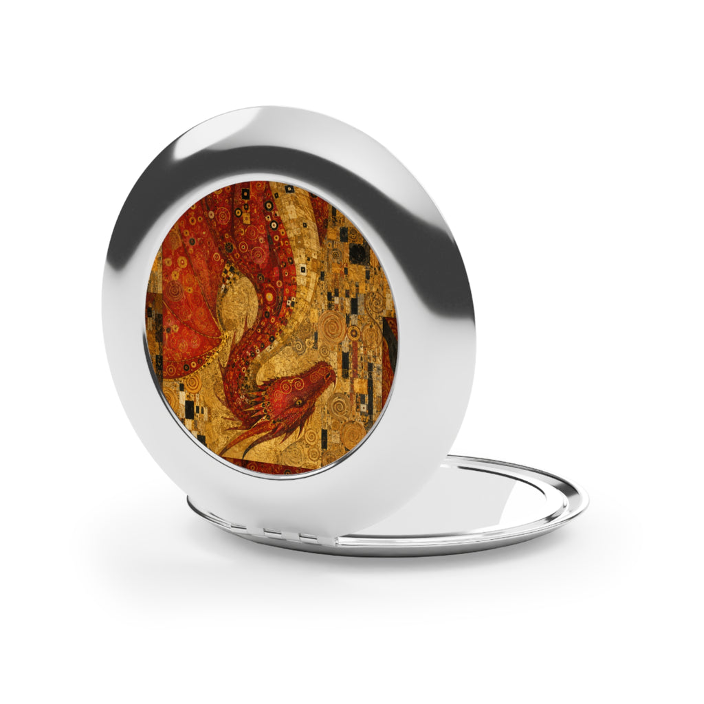 Red Dragon Vintage Travel Mirror