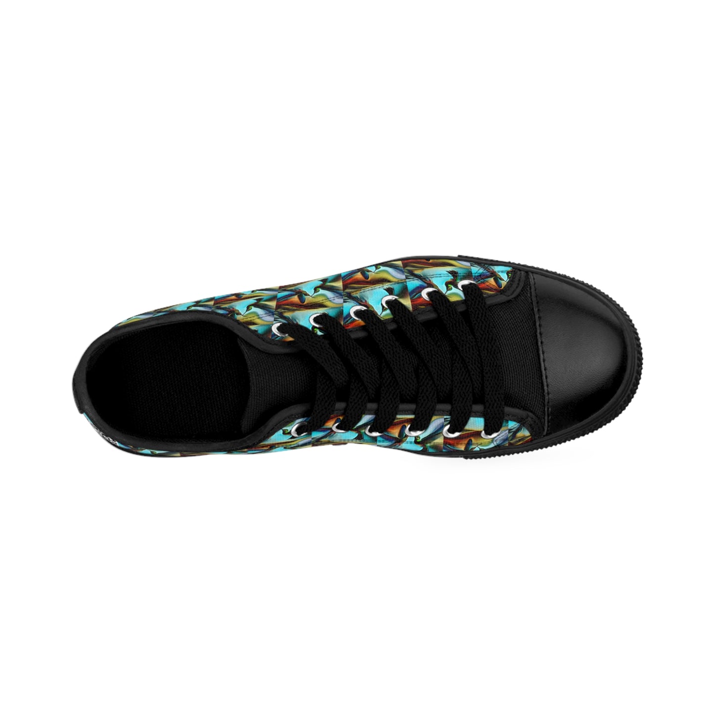 Vibrant Hummingbird Pattern Women's Sneakers - Stylish, Comfortable Footwear for Everyday Adventures