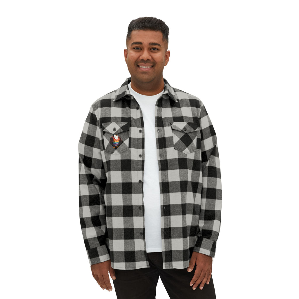 Proud Penguin Bro Cozy Unisex Flannel Shirt