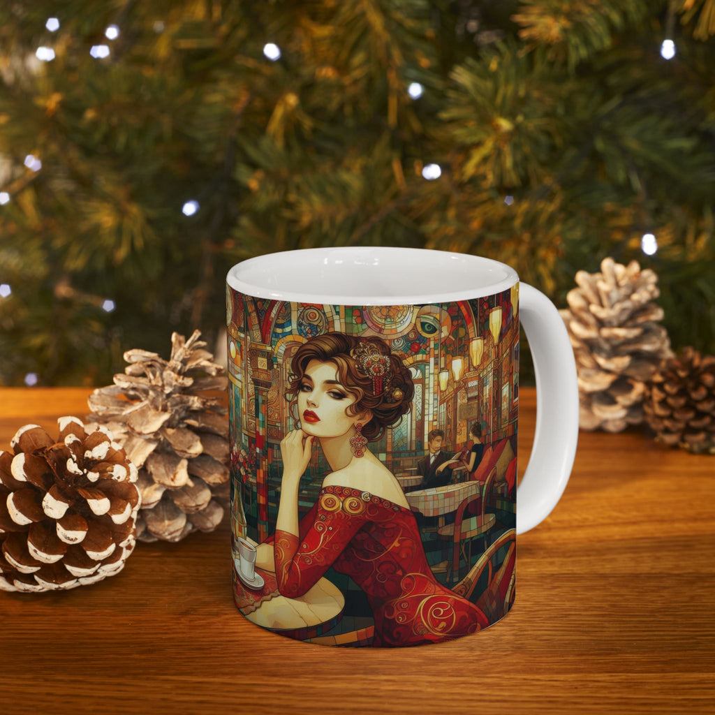 Audrey Ceramic Mug by Gregg Acini Adoree Designs