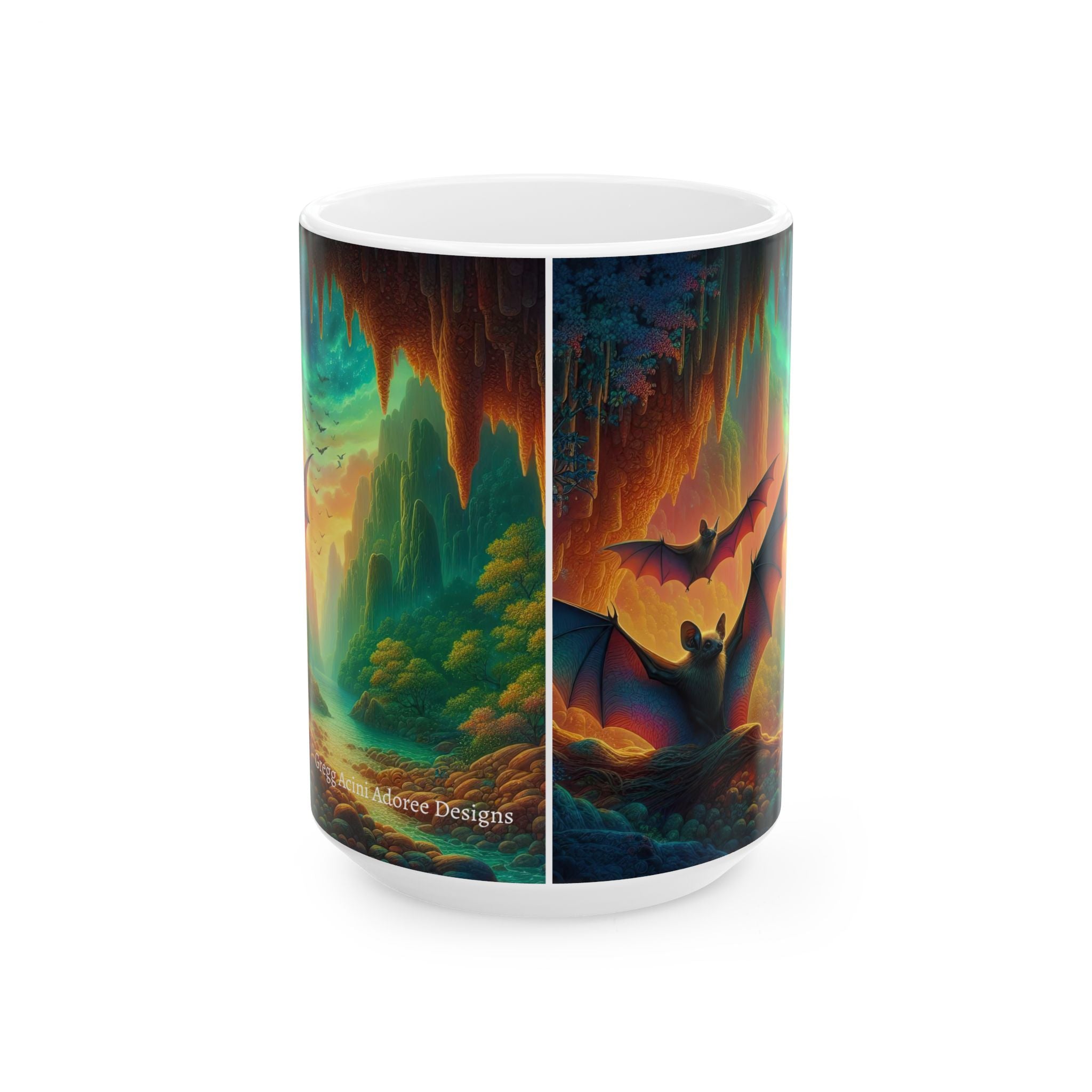 Bat Paradise Ceramic Mug – 11oz & 15oz