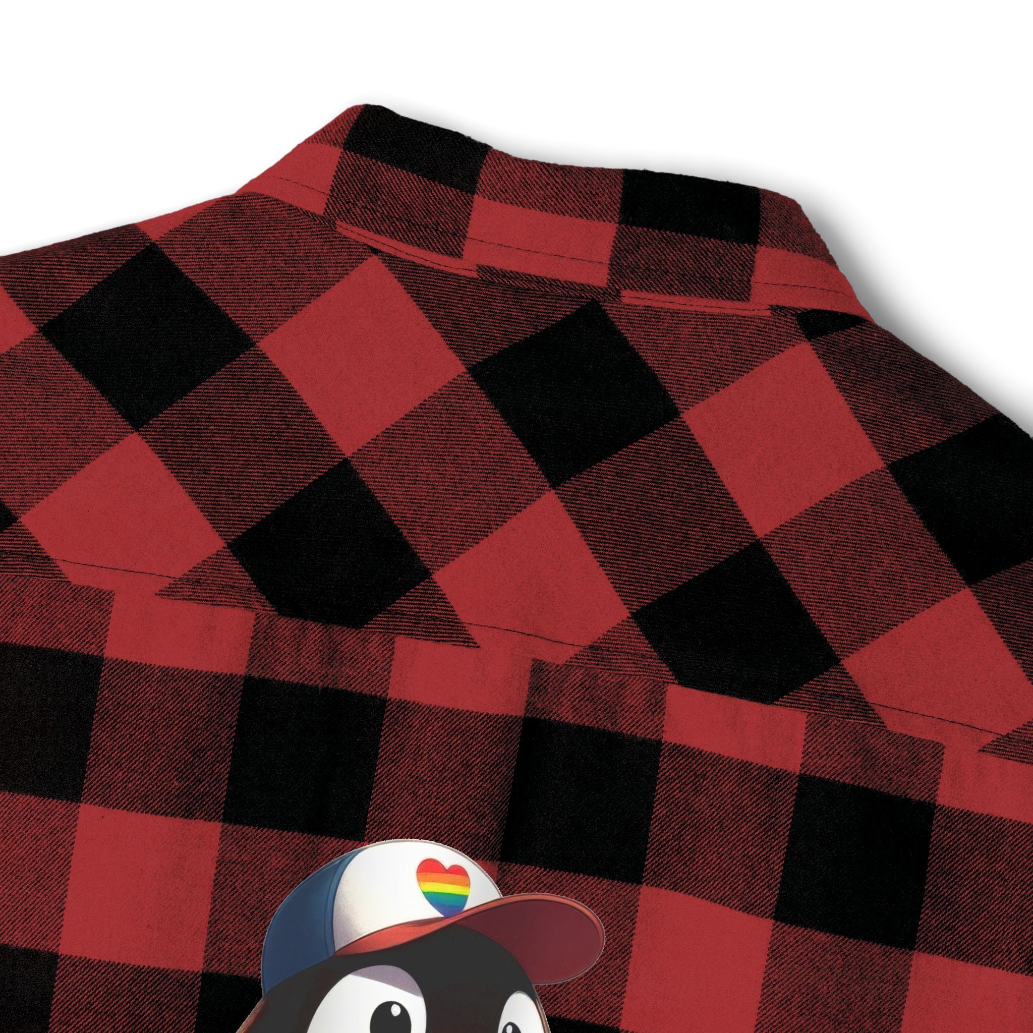 Proud Penguin Bro Cozy Unisex Flannel Shirt