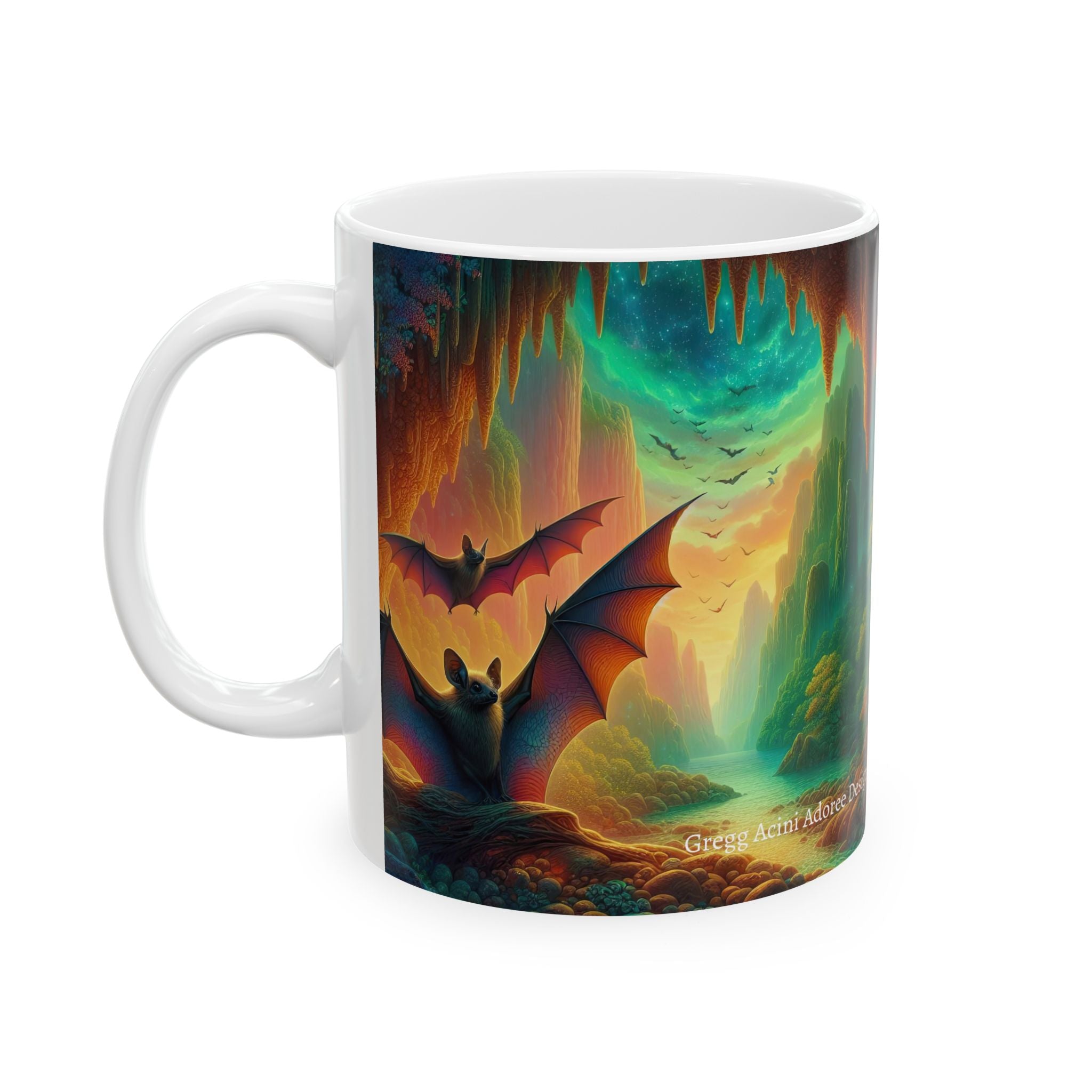 Bat Paradise Ceramic Mug – 11oz & 15oz