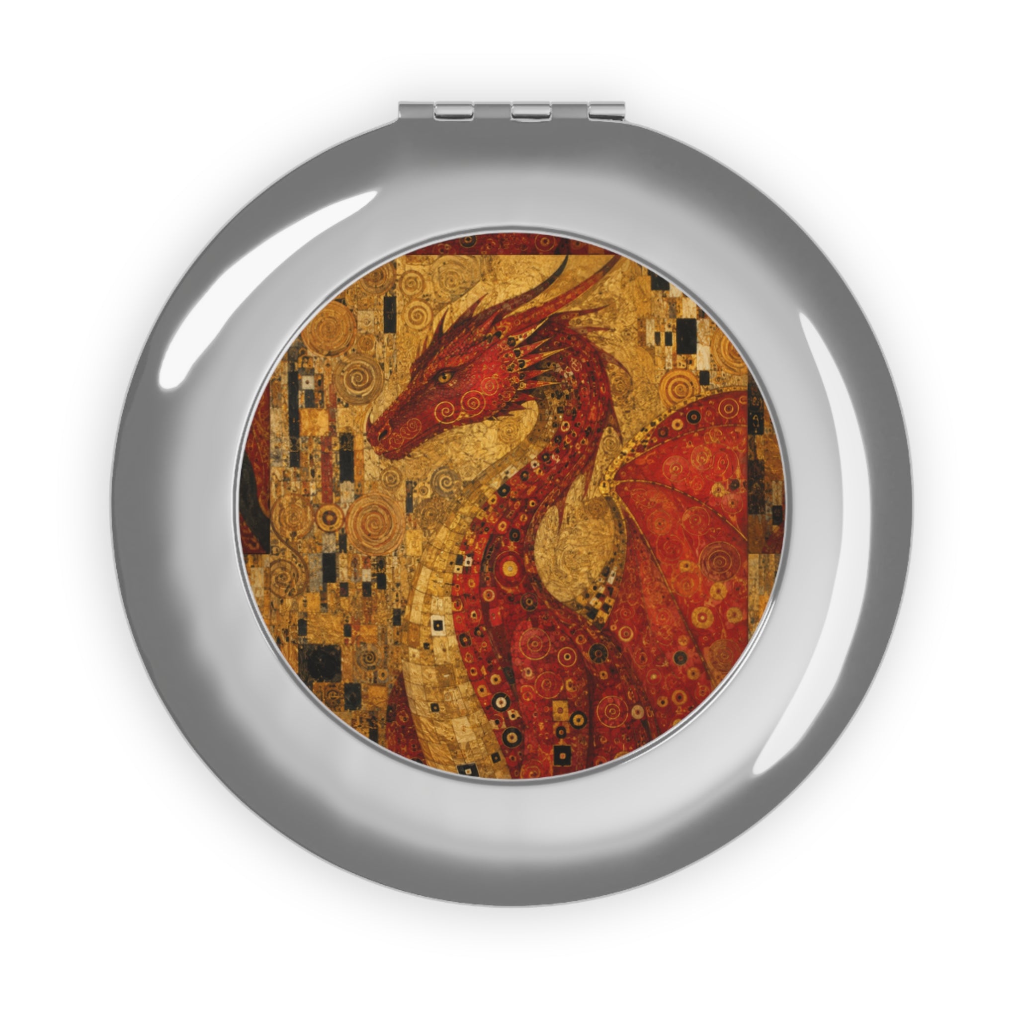 Red Dragon Vintage Travel Mirror