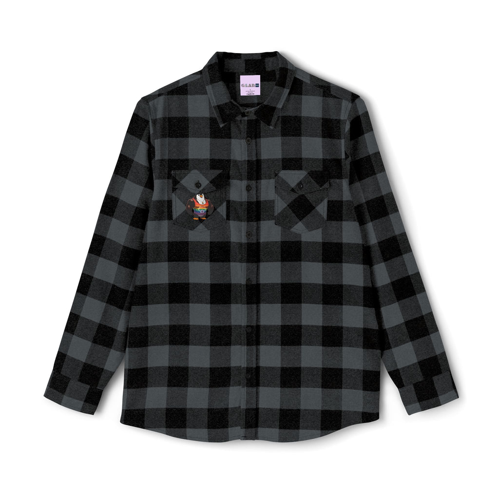 Proud Penguin Bro Cozy Unisex Flannel Shirt