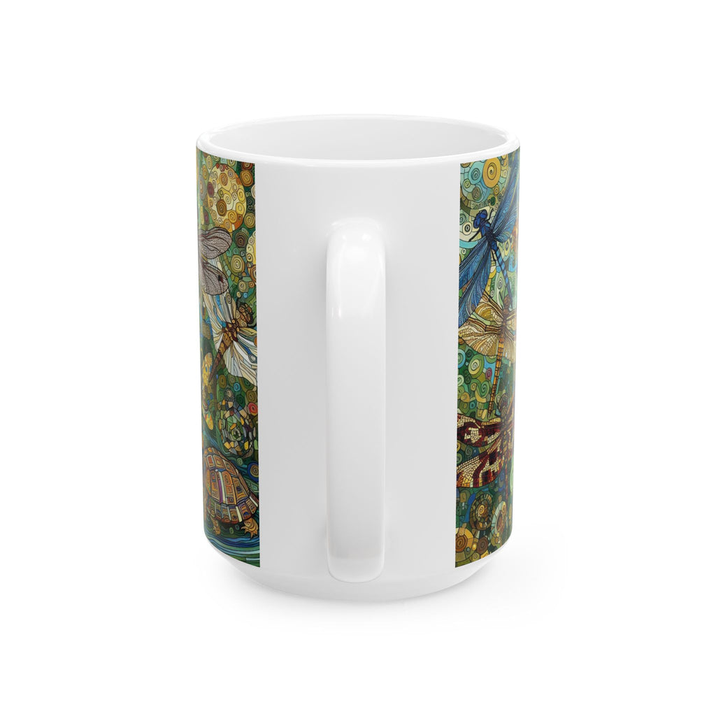 Dragonflies Ceramic Mug by Gregg Acini Adoree Designs