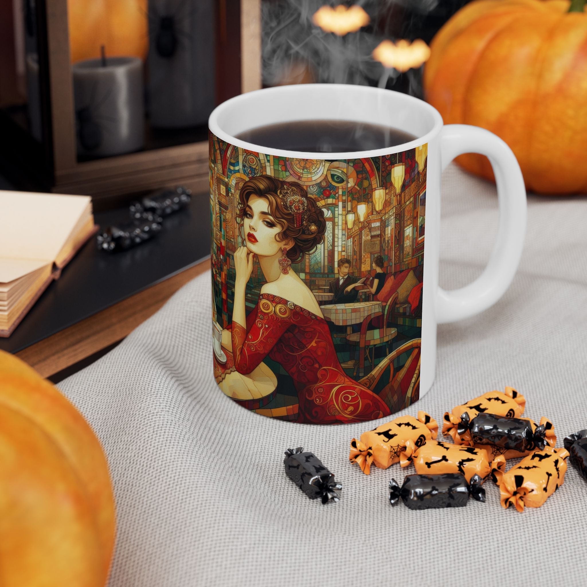 Audrey Ceramic Mug by Gregg Acini Adoree Designs