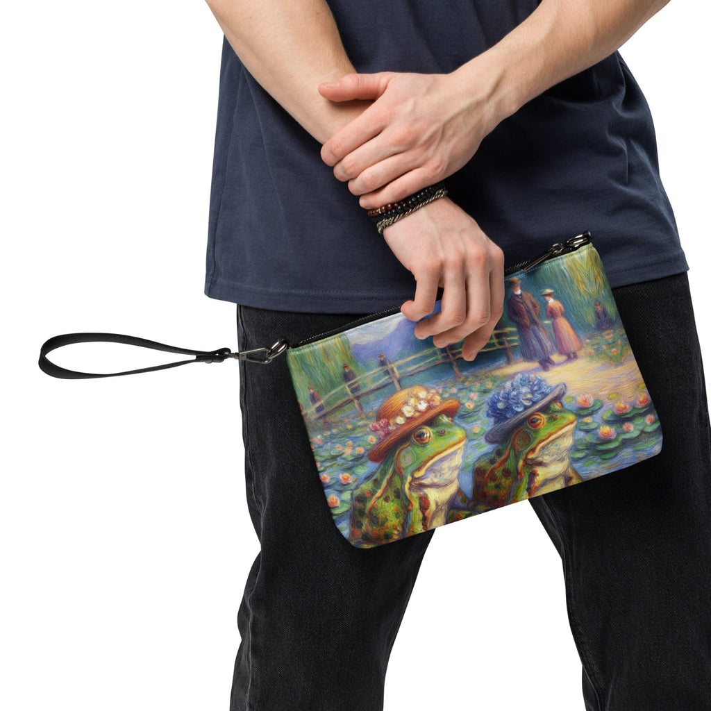 2 Lady Frogs Crossbody bag - Gregg Acini Adoree Designs - Handbag