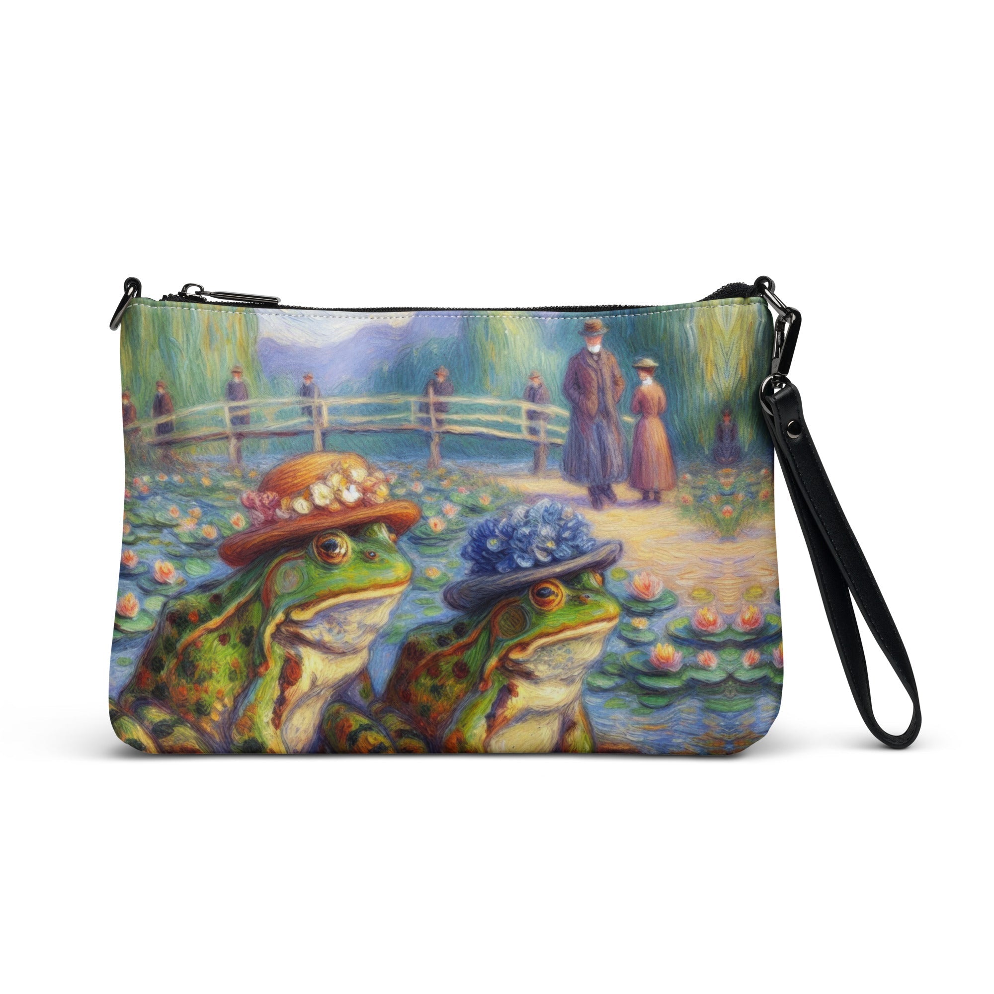 2 Lady Frogs Crossbody bag - Gregg Acini Adoree Designs - Handbag