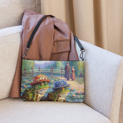2 Lady Frogs Crossbody bag - Gregg Acini Adoree Designs - Handbag