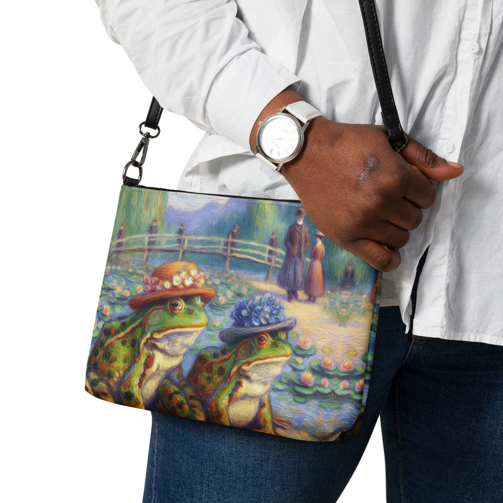 2 Lady Frogs Crossbody bag - Gregg Acini Adoree Designs - Handbag