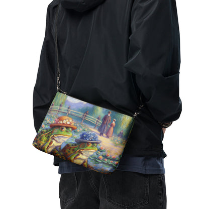 2 Lady Frogs Crossbody bag - Gregg Acini Adoree Designs - Handbag