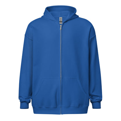 2 Lady Frogs Unisex heavy blend zip hoodie - Gregg Acini Adoree Designs - Hoodie