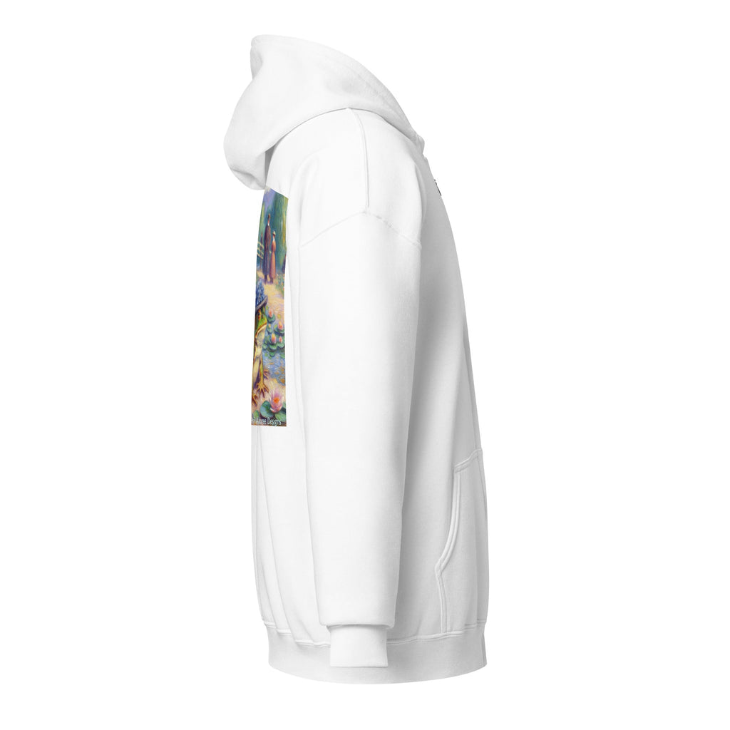 2 Lady Frogs Unisex heavy blend zip hoodie - Gregg Acini Adoree Designs - Hoodie