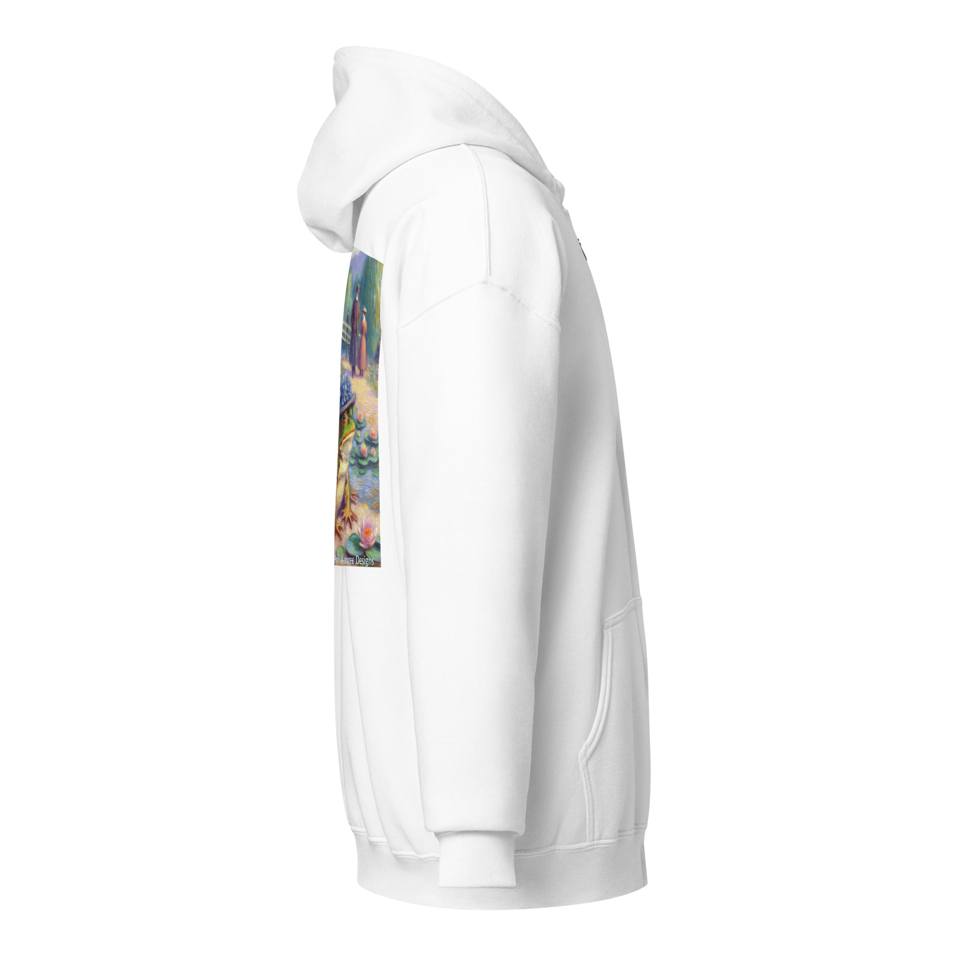 2 Lady Frogs Unisex heavy blend zip hoodie - Gregg Acini Adoree Designs - Hoodie