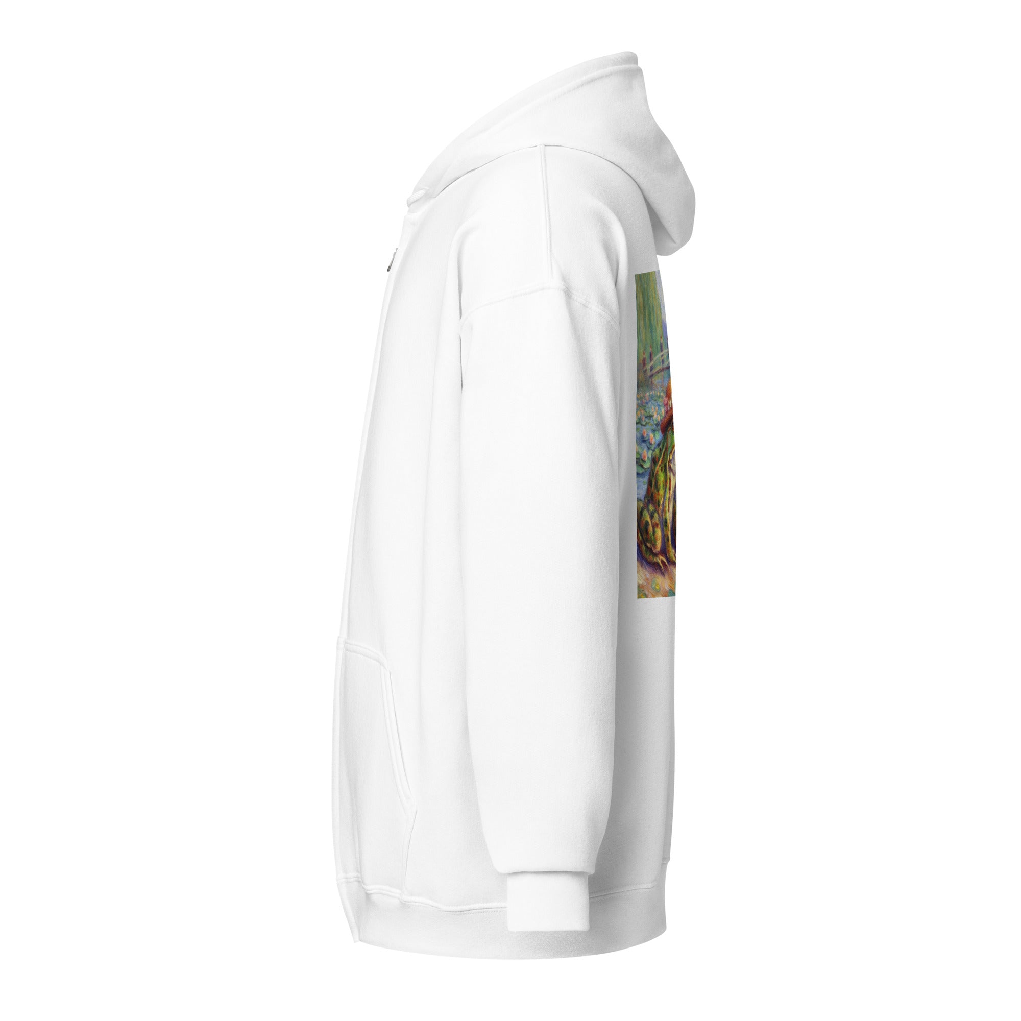 2 Lady Frogs Unisex heavy blend zip hoodie - Gregg Acini Adoree Designs - Hoodie