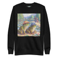 2 Lady Frogs Unisex Premium Sweatshirt - Gregg Acini Adoree Designs - Sweatshirt