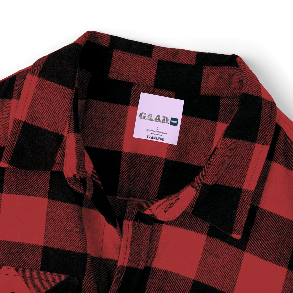 Proud Luz the Penguin Cozy Unisex Flannel Shirt
