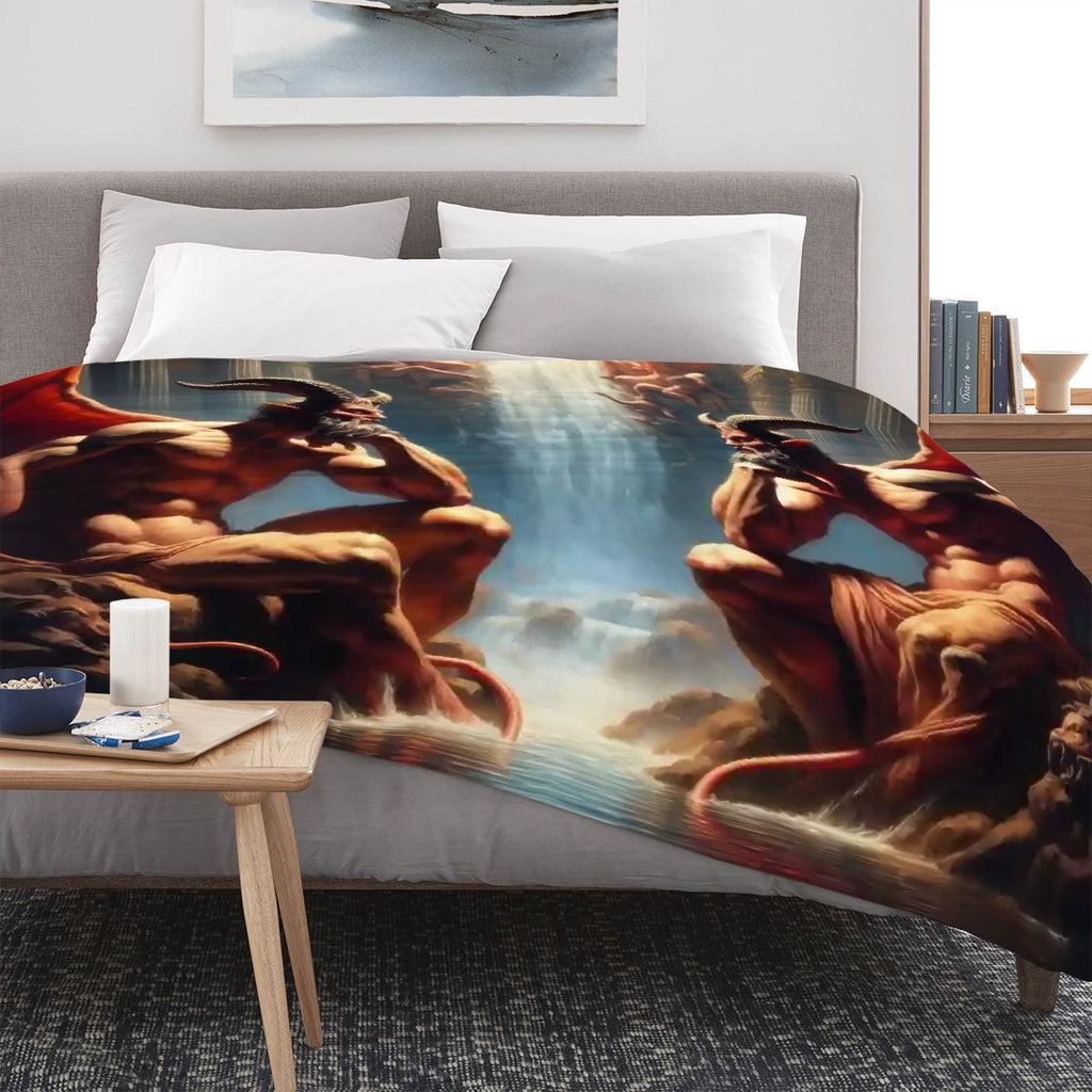 300 GSM Flannel Throw Blanket (Made in USA)
