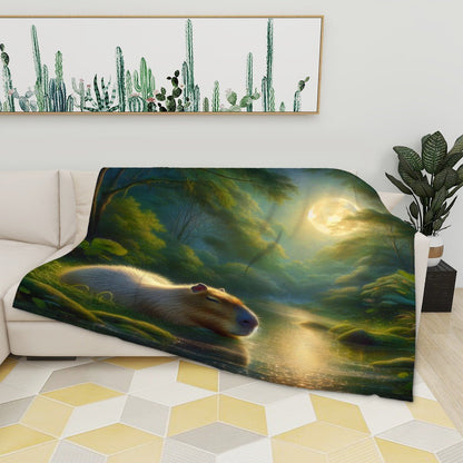 280 GSM Multi - Size Flannel Throw Blanket (Horizontal) - Gregg Acini Adoree Designs - Blanket