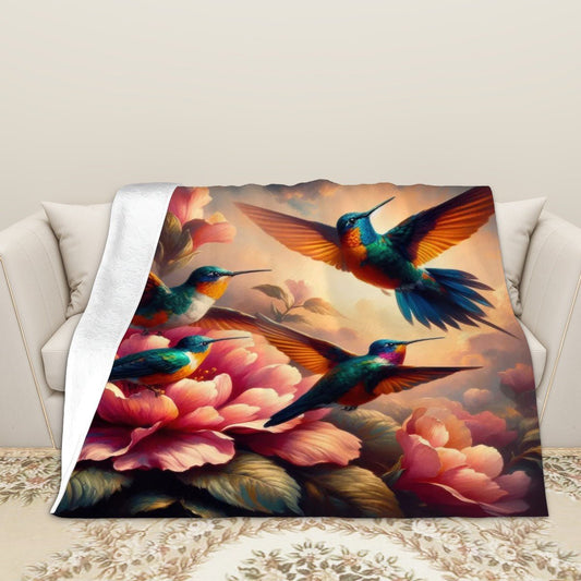 280 GSM Multi - Size Flannel Throw Blanket (Horizontal) - Gregg Acini Adoree Designs - Blanket
