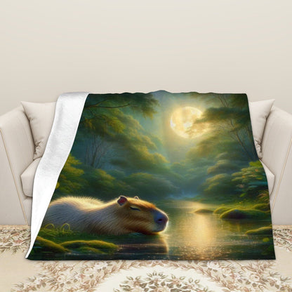 280 GSM Multi - Size Flannel Throw Blanket (Horizontal) - Gregg Acini Adoree Designs - Blanket