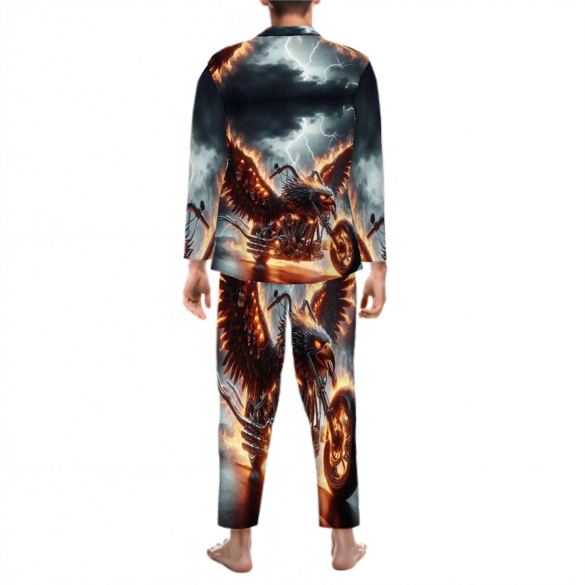 Long Sleeved Pajamas - Multiple Designs  (First image shows selected design)