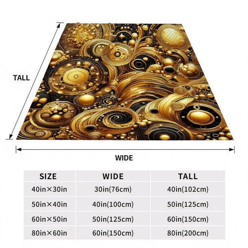 300 GSM Flannel Throw Blanket (Made in USA)