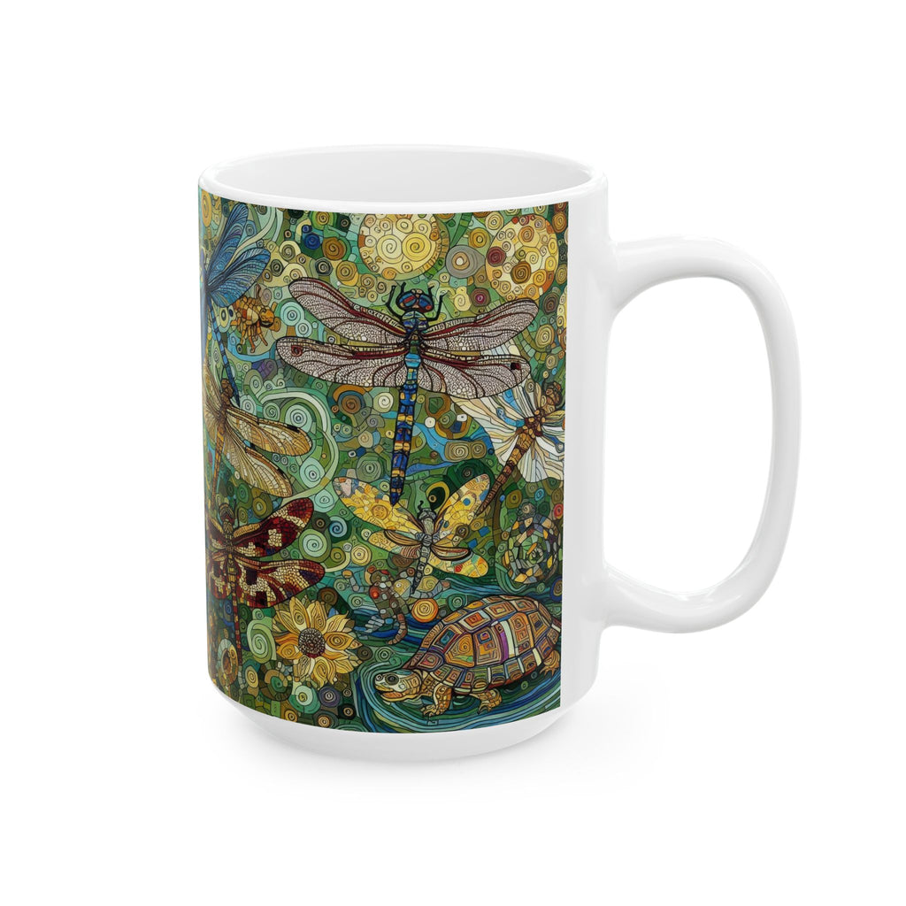 Dragonflies Ceramic Mug by Gregg Acini Adoree Designs
