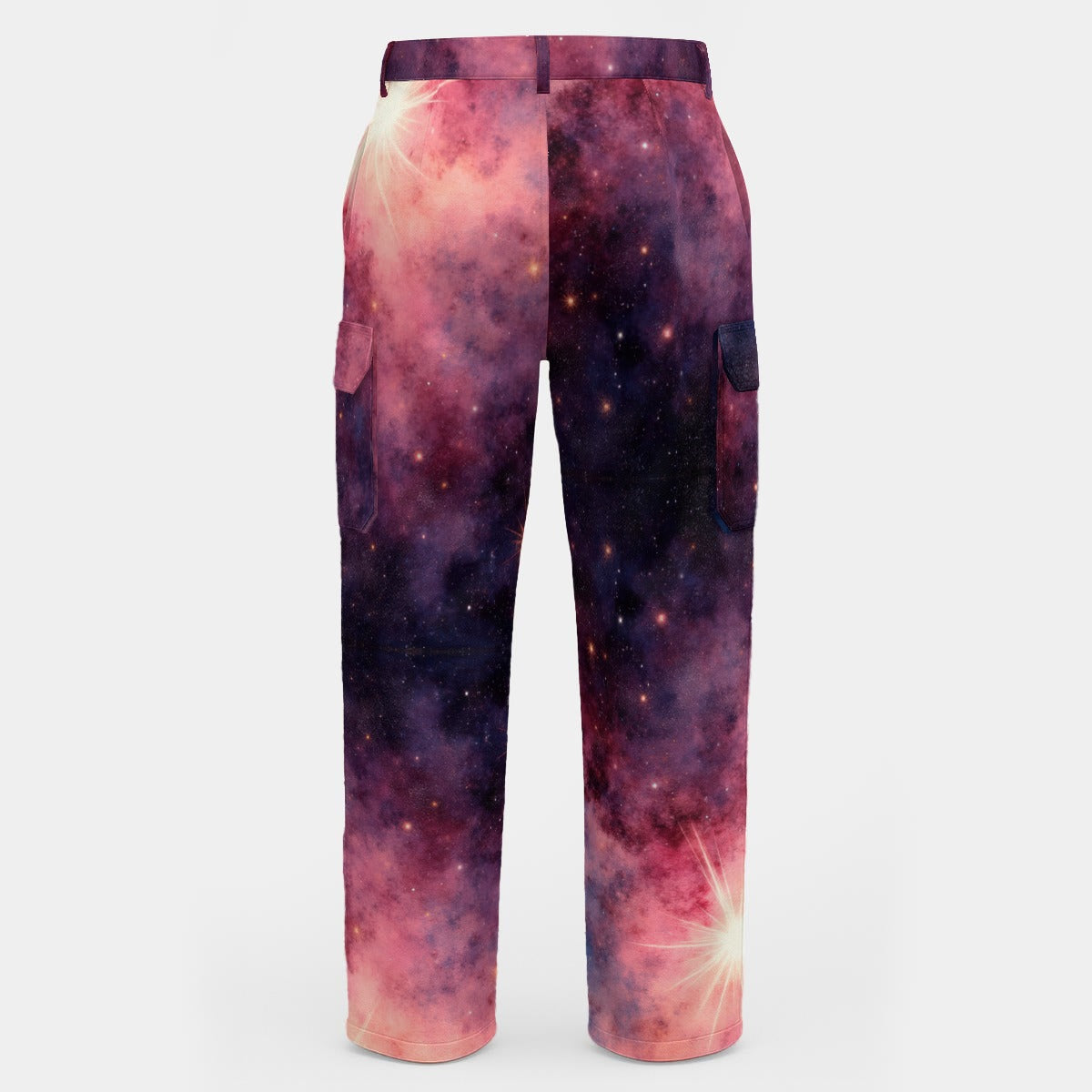 Deep Pink Galaxy Cargo Pants