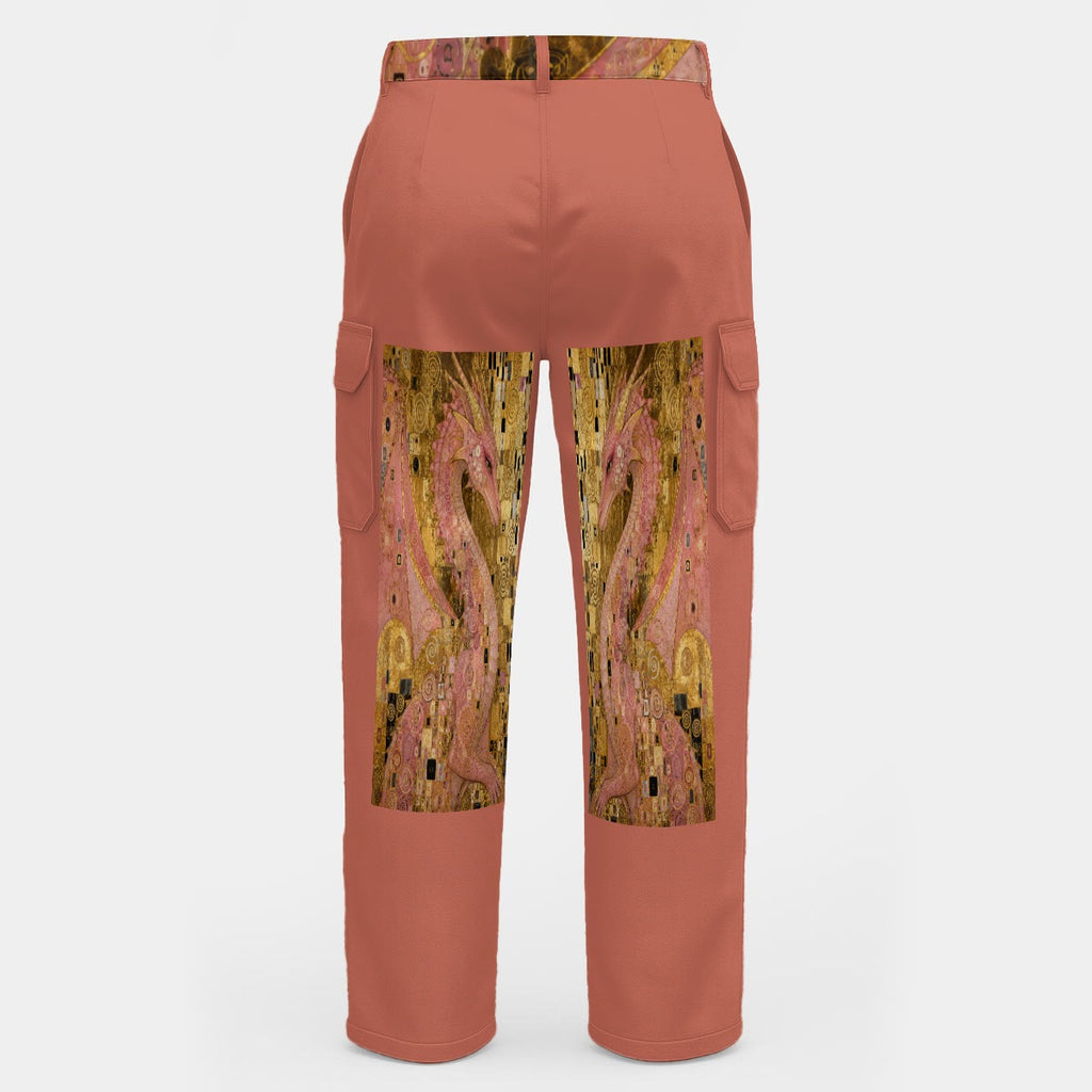 Pink Dragon Cargo Pants