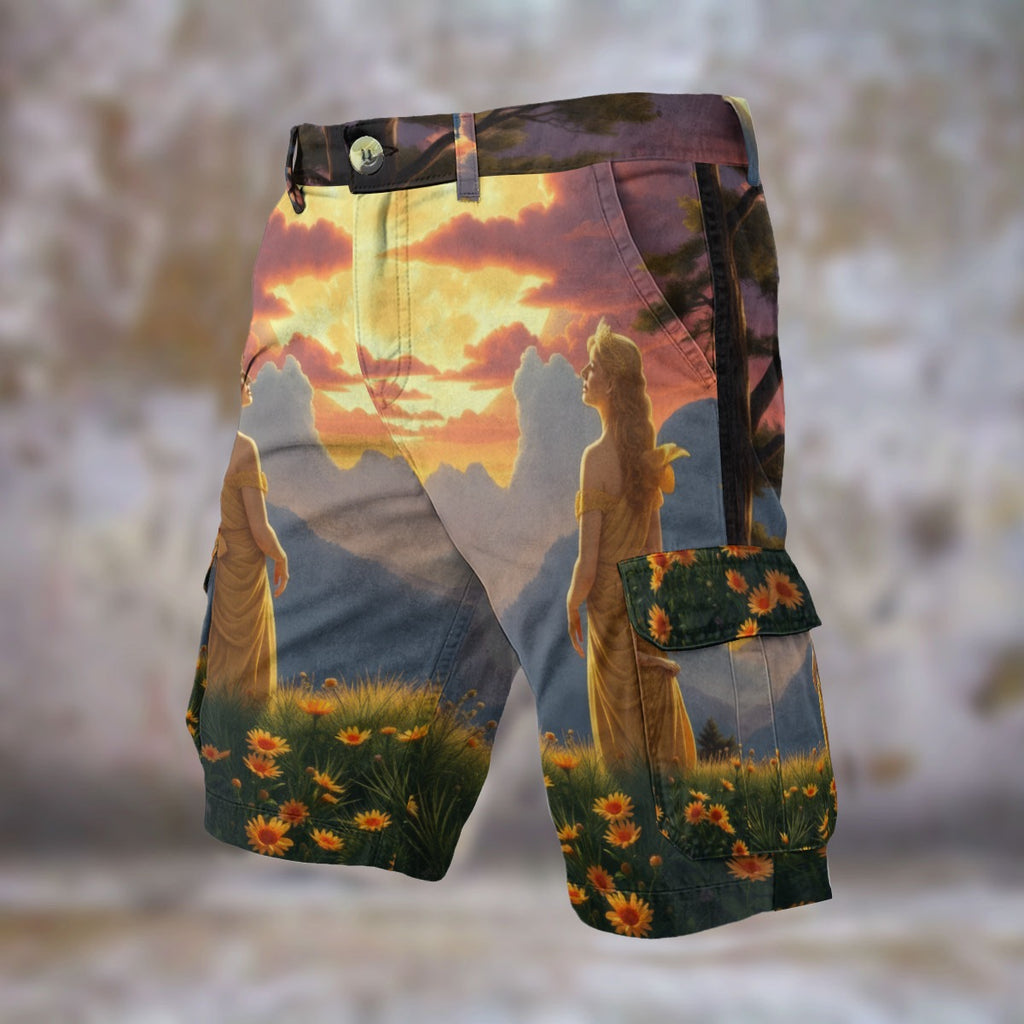 Ladies of the Moon Cargo Shorts