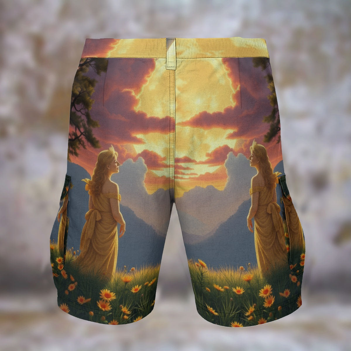 Ladies of the Moon Cargo Shorts