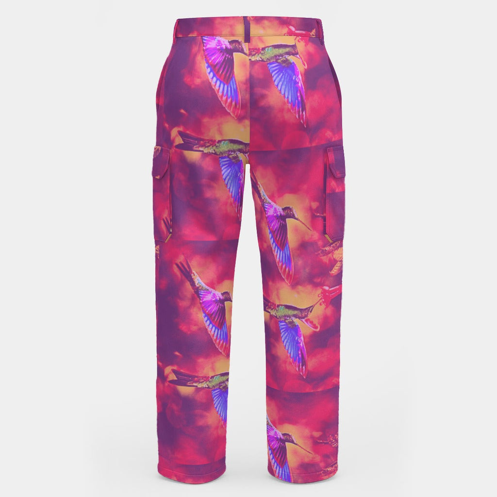 Shrine Pattern Cargo Pants