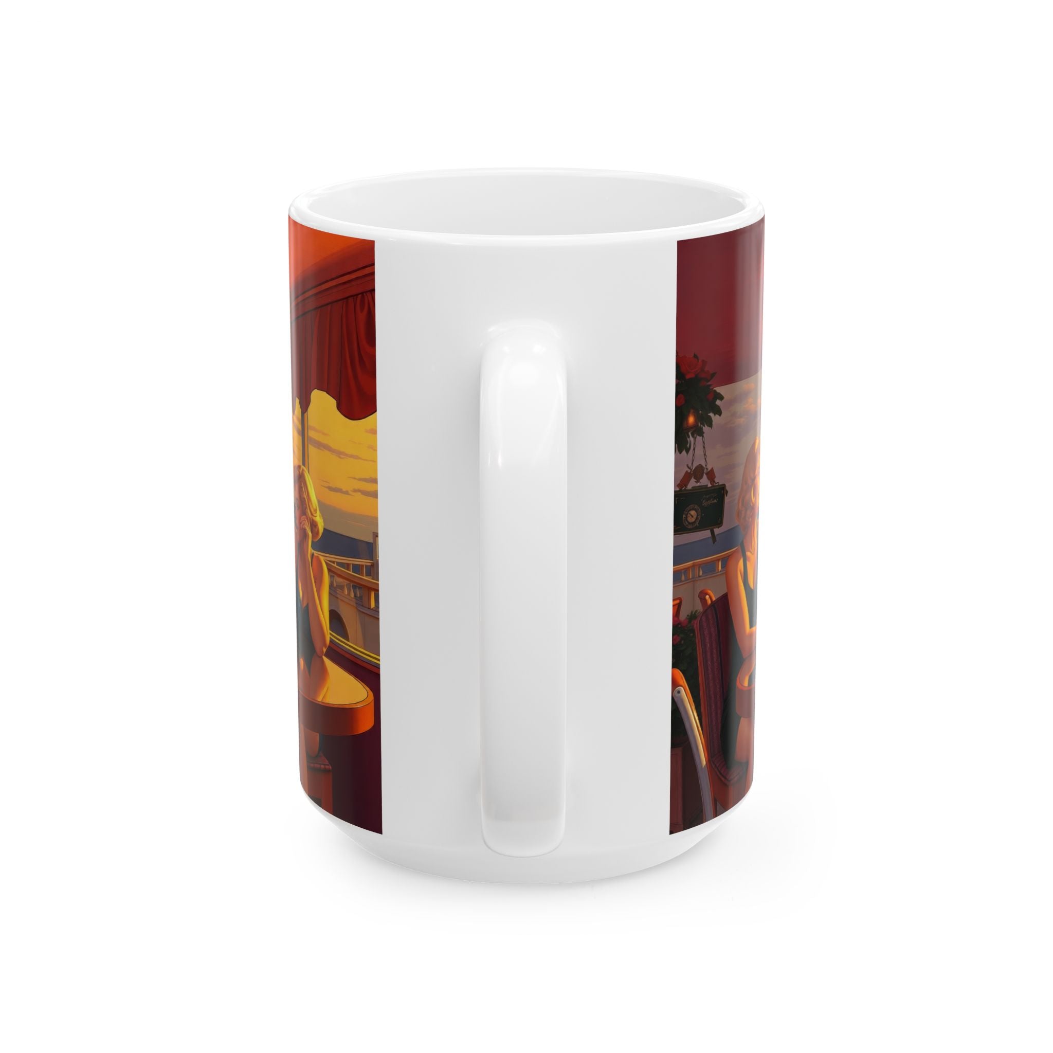 Glamorous Friends Ceramic Mug by Gregg Acini Adoree Designs