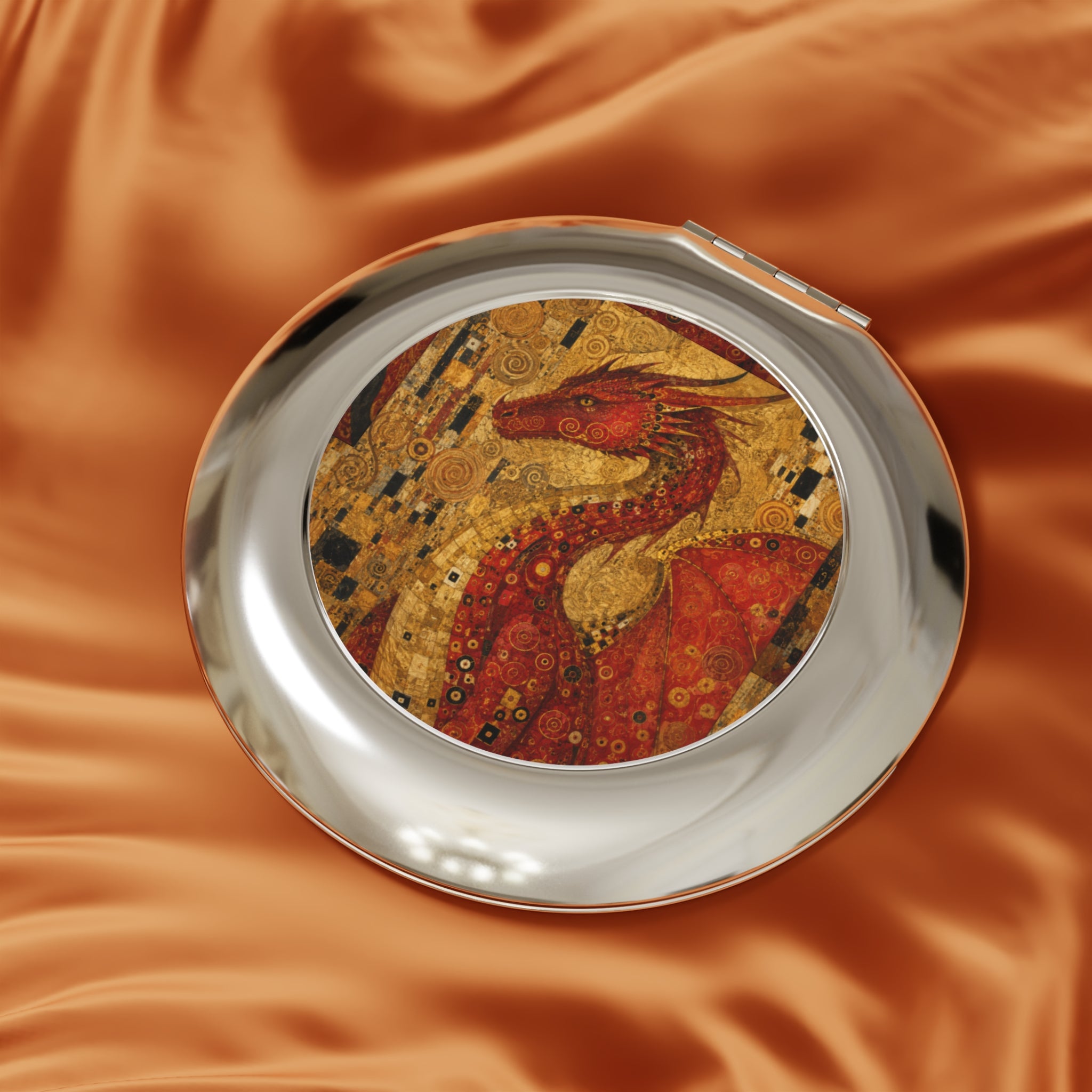 Red Dragon Vintage Travel Mirror
