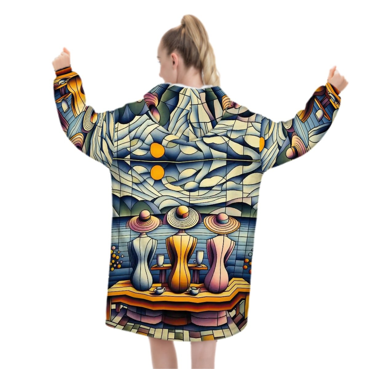 Klee Ladies 3 Adult Blanket Hoodie