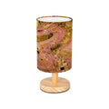 Pink Dragon Cylindrical Table Lamp