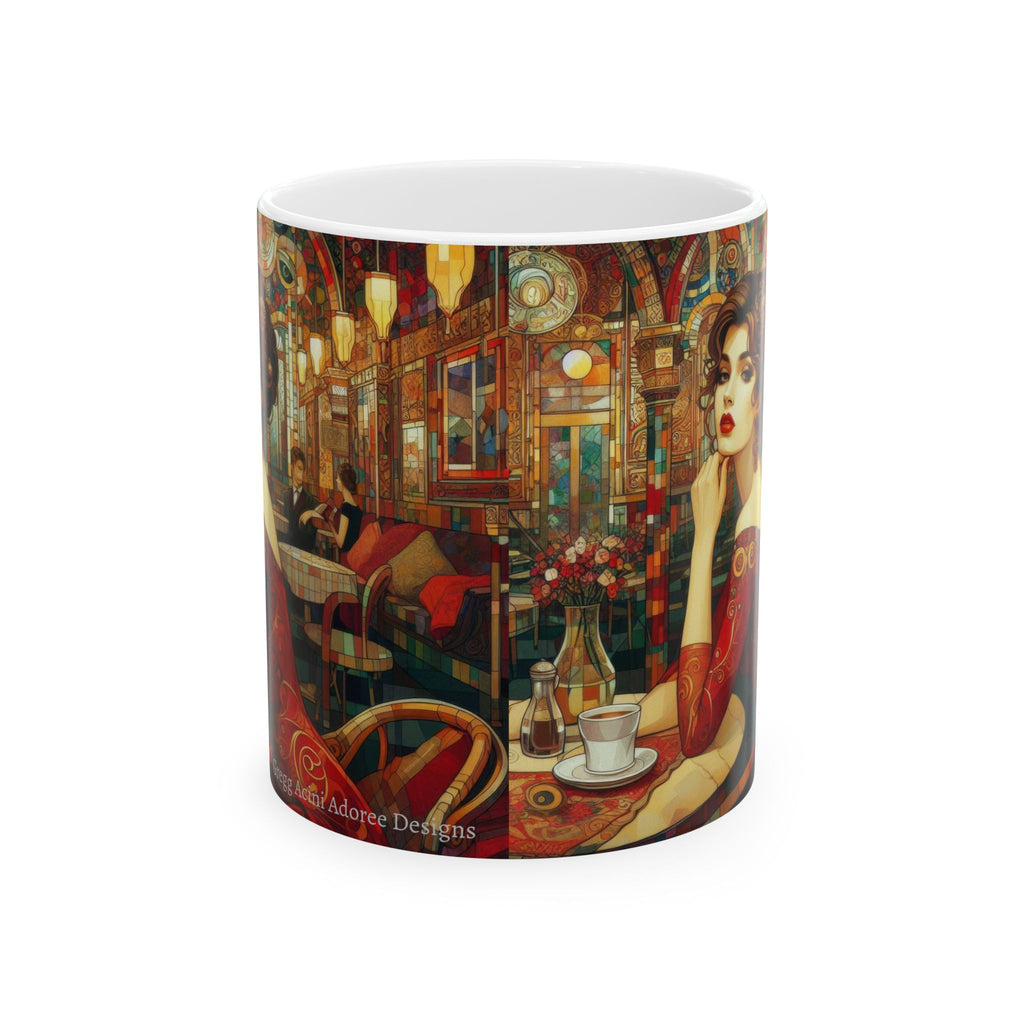 Audrey Ceramic Mug by Gregg Acini Adoree Designs