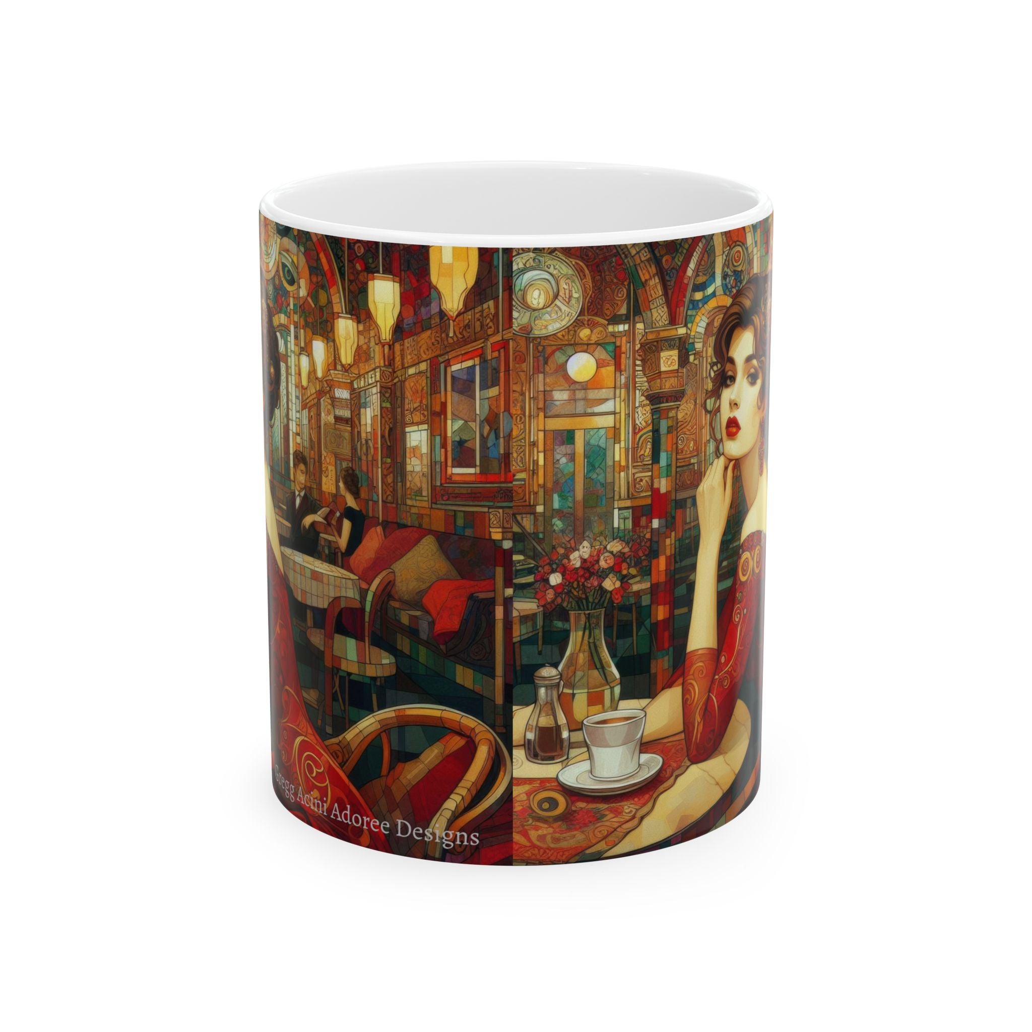 Audrey Ceramic Mug by Gregg Acini Adoree Designs