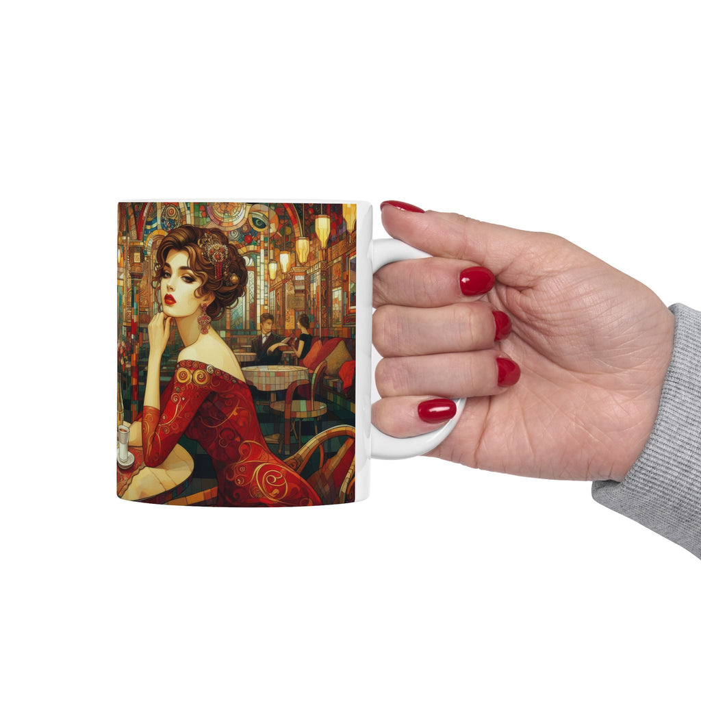 Audrey Ceramic Mug by Gregg Acini Adoree Designs