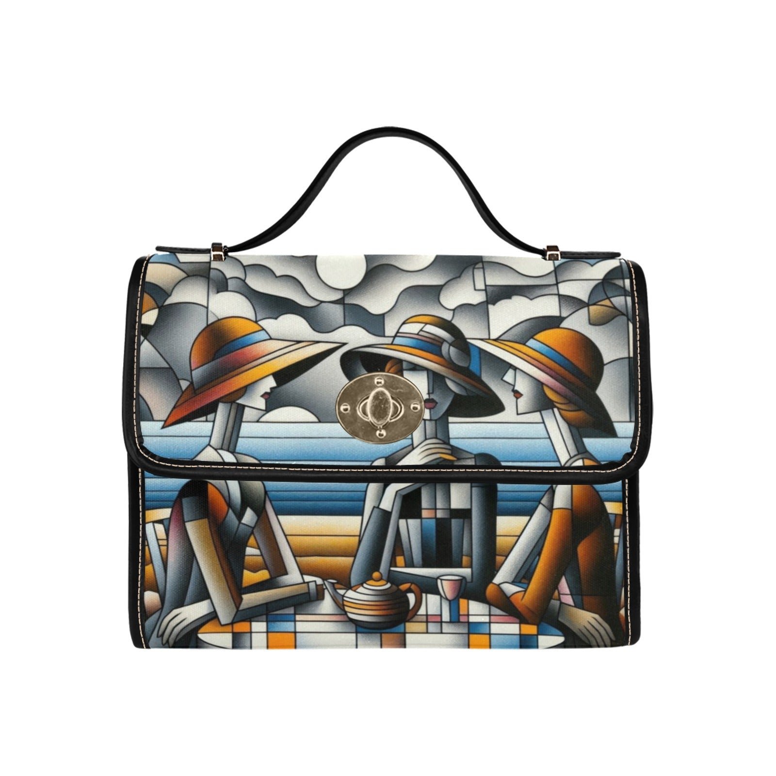 Klee Ladies 4 Satchel Waterproof Canvas Bag