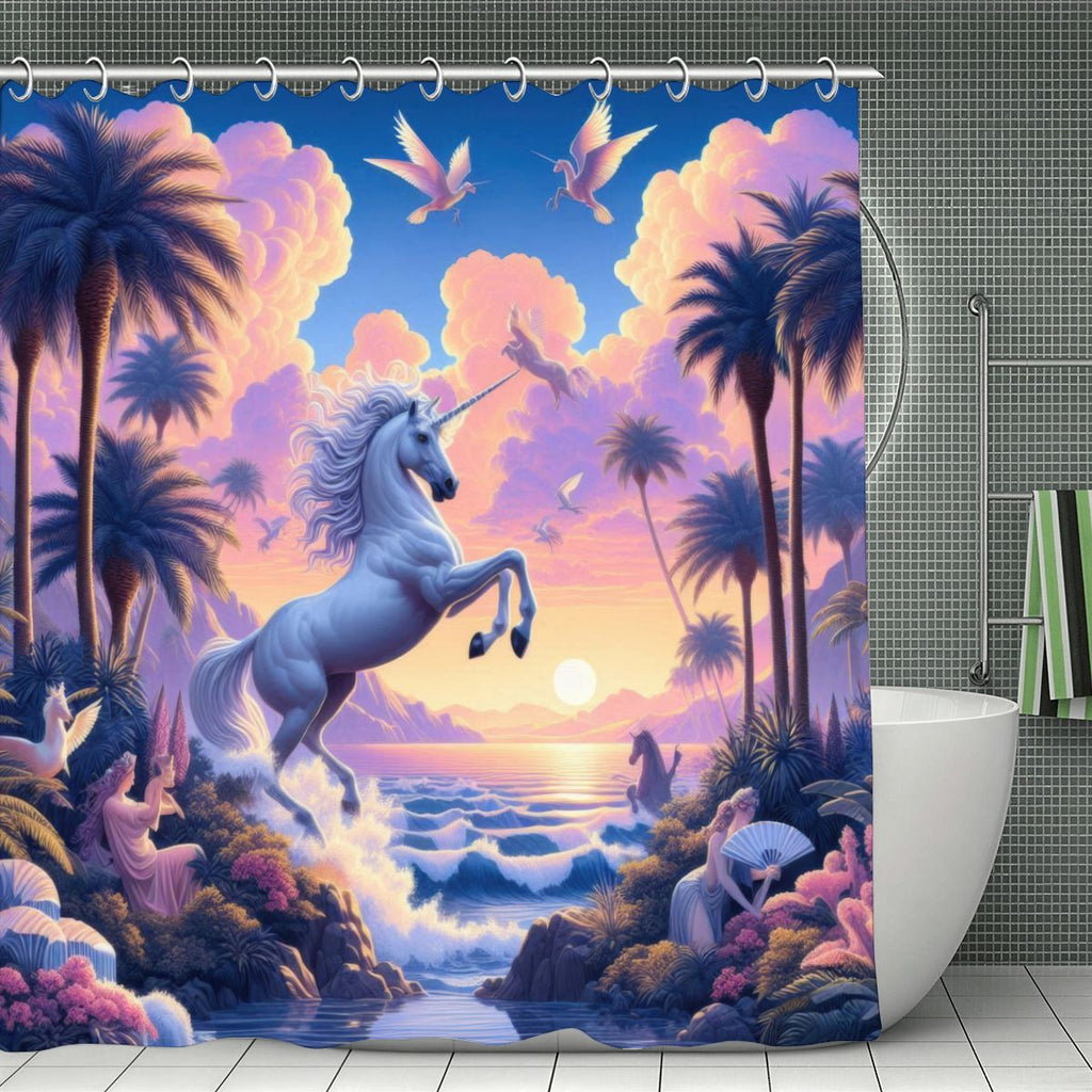 Unicorn Fantasy Shower Curtain