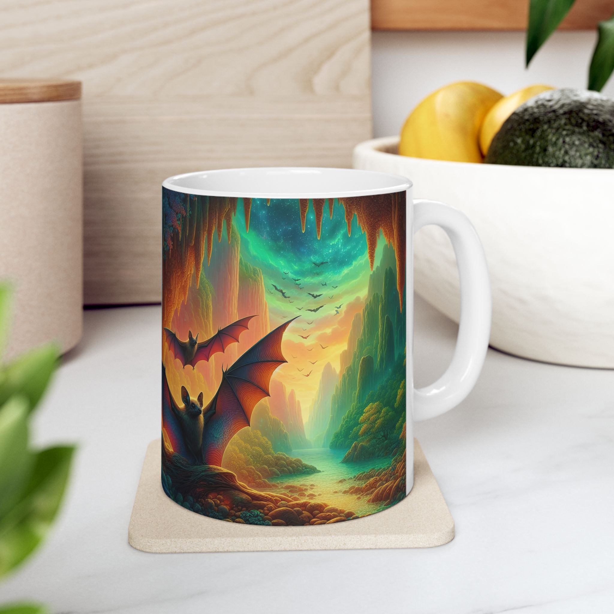 Bat Paradise Ceramic Mug – 11oz & 15oz