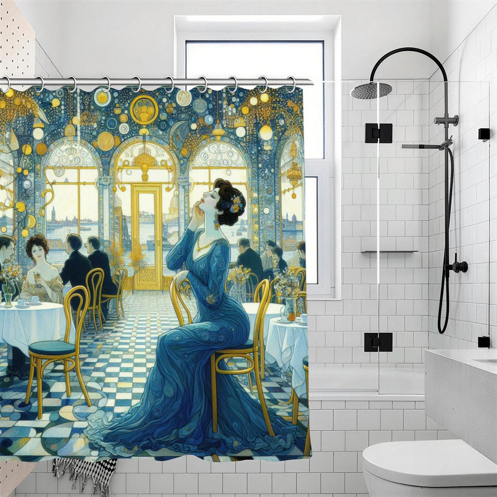 Julia Shower Curtain 70.8"x70.8" (Made in USA)