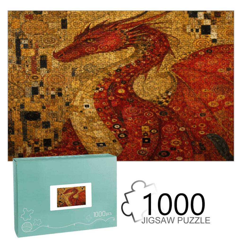 Dragon Art Wooden Jigsaw Puzzle — 1000 Pieces | Multiple Designs